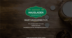 Desktop Screenshot of gasthof-hausladen.at