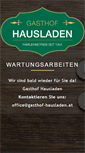 Mobile Screenshot of gasthof-hausladen.at
