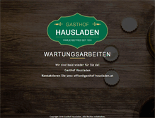 Tablet Screenshot of gasthof-hausladen.at